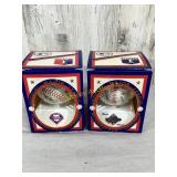 2 MAJOR LEAUGE AUTOGRAPHED BASEBALLS