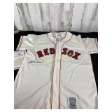 TED WILLIAMS AUTOGRAPHED BOSTON RED SOX JERSEY
