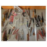 Calipers, Bevel Squares, Carving set