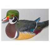 VINTAGE DUCKS UNLIMITED ART DECOY - WOOD DUCK