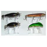 4 VINTAGE FISHING LURES PAW PAW BAIT CO. more