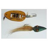 2 VINTAGE FISHING LURES