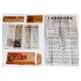 1916 I. ABRAHAM FUR HOUSE MAILER