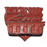 VINTAGE WINCHESTER RIFLE FIREARMS MATCH SAFE