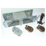 5 MINIATURE ANIMAL TRAPS