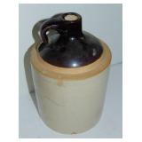 STONEWARE WHISKEY JUG