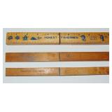 3 VINTAGE FLOATING FISHING KNIVES