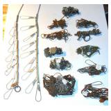 12 VINTAGE FISH STRINGERS