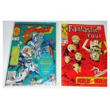 2 VINTAGE MARVEL COMIC BOOK FANTASTIC FOUR X-FORCE