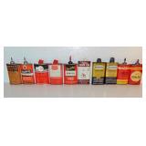 VINTAGE GUN OIL TIN CANS  GUN CLEANING ACCESSORIES