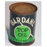 RARE FULL VINTAGE BARDAHL TOP OIL VALVE LUBRICANT