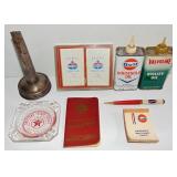 8 VINTAGE GAS OIL ADVERTISING PIECES