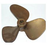 BRASS JOHNSON OUTBOARD MOTOR PROPELLER - 12"