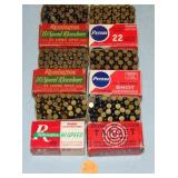 6 BOXES .22 LR CARTRIDGES