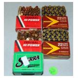 5 BOXES .22 CAL RIFLE CARTRIDGES