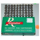 1 BOX 38 S&W REMINGTON CENTER FIRE CARTRIDGES