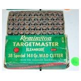 1 BOX 38 SPECIAL REMINGTON TARGET MASTER BULLETS