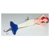 LARGE VIRGIN MERMAID VINTAGE FISHING LURE