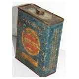 ANTIQUE GUN POWDER TIN - LAFLIN & RAND BULLS EYE
