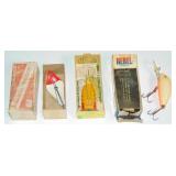 3 VINTAGE FISHING LURES MIB