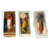 3 VINTAGE FISHING LURES