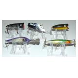 5 HEDDON FISHING LURES