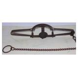 ANTIQUE ONEIDA NEWHOUSE No. 14 STEEL ANIMAL TRAP