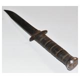 VINTAGE USN KA-BAR FIXED BLADE KNIFE - 7"