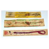 3 VINTAGE FISHING LURES MOC