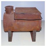 VINTAGE DUCK BLIND CHARCOAL HEATER & COOKER