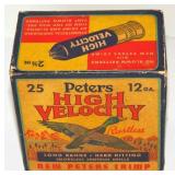 ANTIQUE AMMO PETERS HIGH VELOCITY 12 GA 2 3/4"