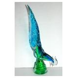 MID-CENTURY MODERN ART GLASS PHEASANT