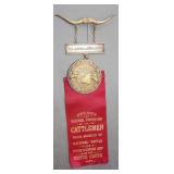 NATIONAL CATTLEMEN CONVENTION RIBBON circa 1885