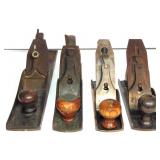 4 VINTAGE WOOD WORKING TOOLS  PLANES