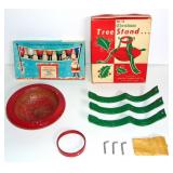 HOLIDAY CHRISTMAS TREE LIGHTS MIB & TREE STAND BOX