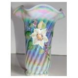 LYNN FENTON FRENCH OPAL VASE, BOX, PAPER WORK