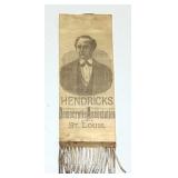 DEMOCRATIC ASSOC of ST LOUIS RIBBON circa 1880