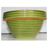 GREEN BEE HIVE STONEWARE MIXING BOWL # 10