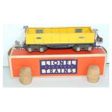 LIONEL TRAIN O GAUGE GONDOLA CAR No. 652 & BOX