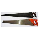 2 VINTAGE HAND SAWS
