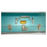 GRIP-LOC STEEL FISHING TACKLE BOX - FOLD OUT TRAYS