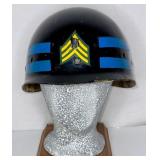 399 REGIMENT ARMY UNIT CREST & SINGAPORE MP HELMET