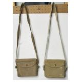 (2) 1937 WEB PATTERN BINOCULAR CASE - 1943