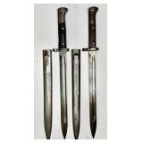 (2) CZECH BAYONET & SCABBARD