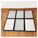 (6) COLLECTOR / DEALER DISPLAY CASES - GLASS TOP