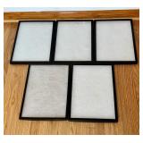 (6) COLLECTOR / DEALER DISPLAY CASES - GLASS TOP