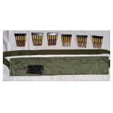 2 BANDOLIERS &  AMMUNITION 165 rounds