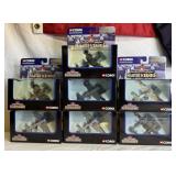 (7) CORGI FIGHTER SCRAMBLE AIRPLANES MIB