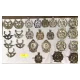 BRITISH COMMONWEALTH MILITARY INSIGNIA BADGES