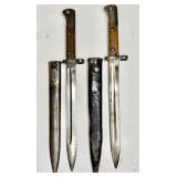 (2) C E-23 BAYONET & SCABBARD - CZECH ???